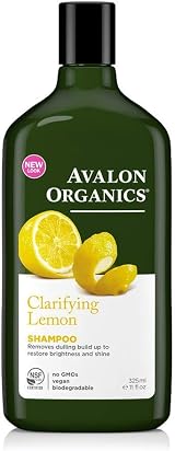 Avalon Organics Clarifying Lemon Shampoo 5 Pack 11 Oz Organic Ingredients view 1