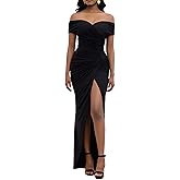 LightlyKiss Women's Bodycon Wedding Guest Dress Formal Cocktail Party Evening Gown