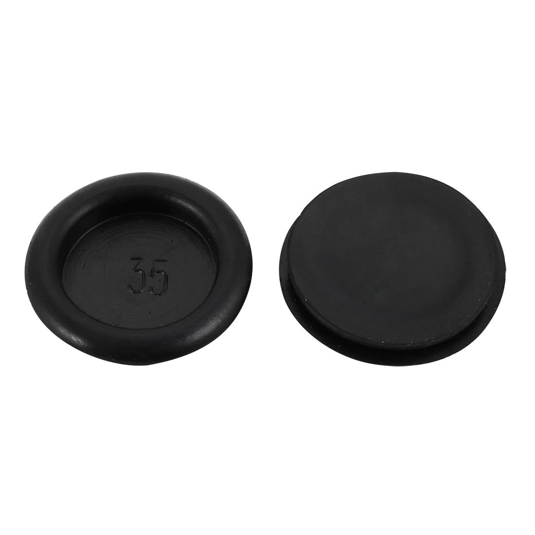 sourcingmap 2pcs 35mm Drill Hole Diameter Electrical Rubber Wire Protection Grommet Gasket