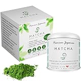 Matcha Green Tea Powder - Global Tea Champion 2018 - 100% Natural Authentic Japanese Powdered Green Tea - Single Origin Tea - Premium Grade - 1.8 oz, 50 g - Vegan, Non-GMO, Sugar-free, and Gluten-free