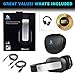 Active Noise Cancelling Bluetooth Headphones Wireless Canceling Microphone Low Bass Response APTX Hi-Fi Audio Over Ear Protein Ear Pads Foldable Hard Case Travel Work Computer TV Sports Steel Black