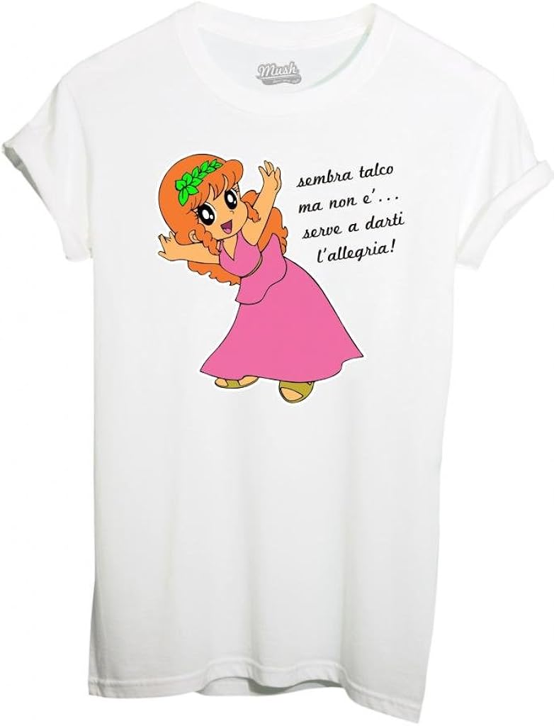 IMage T-Shirt Anime E Videogiochi 'Sembrava Talco Pollon': 100% Cotone, Stampa Digitale, Prodotta In Italia - 2