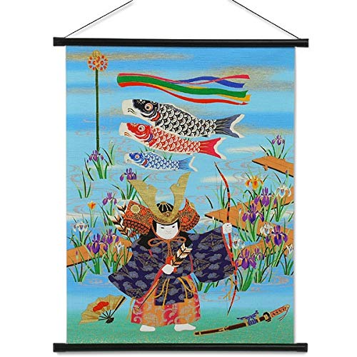 heiyemon Yuzen Washi Tapestry Includes Hanging (Gogatsu Kazari)