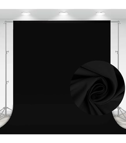 Fond Photo Damask 5x9 Pieds Rideau Noir Et Blanc - Elena Linens