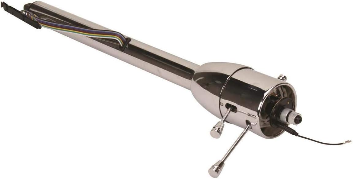 NEW CHROME STANDARD GM TILT STEERING COLUMN, 5POSITION, 32" LONG, CLASSIC HOT ROD, Steering
