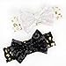 YanJie 5” Large Sequin Bow Soft Metallic Leopard Headband Girls’ Headwear Pack of 6