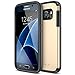 Galaxy S7 Case, Trianium [Duranium Series] Heavy Duty [Champagne Gold] Holster Case Belt Clip + Protective Cover with Built-in Screen Protector for Samsung Galaxy S7 2016 (TMS7D03)