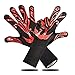 Yuanming 2018 New Style BBQ Grilling Cooking Gloves, 932°F Heat Resistant Kitchen Oven Mitts Gloves, 1 Pair 14