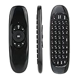 LYNEC C120 2.4G 6-Axis Portable Mini Wireless Remote Keyboard Mouse with 3-Gyro & 3-Gravity Sensor for PC HTPC IPTV Smart TV and Android TV Box Media Player