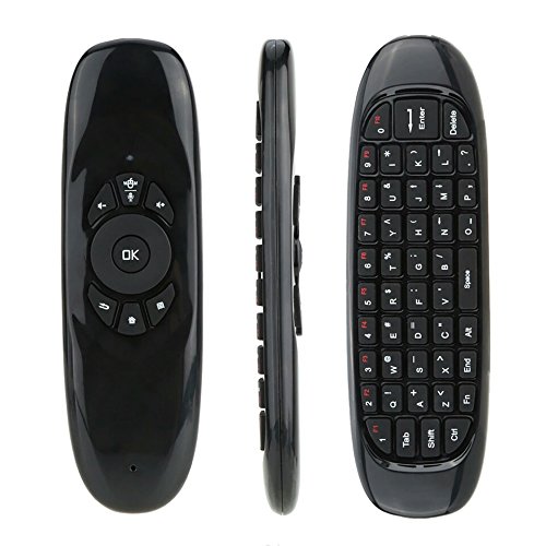 LYNEC C120 2.4G 6-Axis Portable Mini Wireless Remote Keyboard Mouse with 3-Gyro & 3-Gravity Sensor for PC HTPC IPTV Smart TV and Android TV Box Media Player