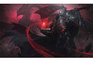 Fantasy North - Er'Gon Skol - Dragon Knight (Kaverax) - TCG Trading Card Game Playmat and Mouse Pad - 24 x 14 inches - Perfect for Magic MTG Commander Pokemon Yugioh and Other Card Games