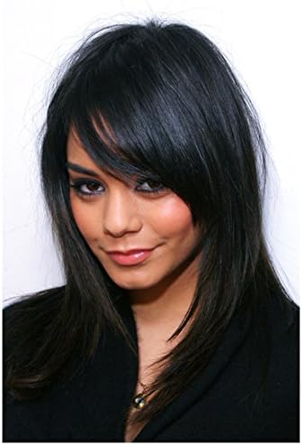 Vanessa Hudgens Close Up Head Shot With Dark Fierce Hair 8 X 10