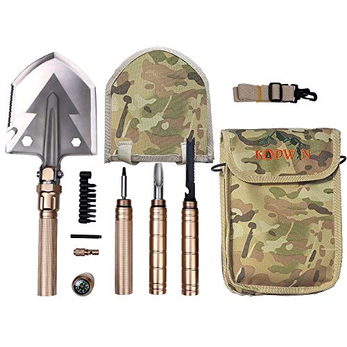 Folding Shovel and Camping Multitool Survival Shovel with Heavy Duty