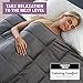 Calming Comfort Weighted Blanket by Sharper Image- A Heavy Blanket| 15 lb. 50