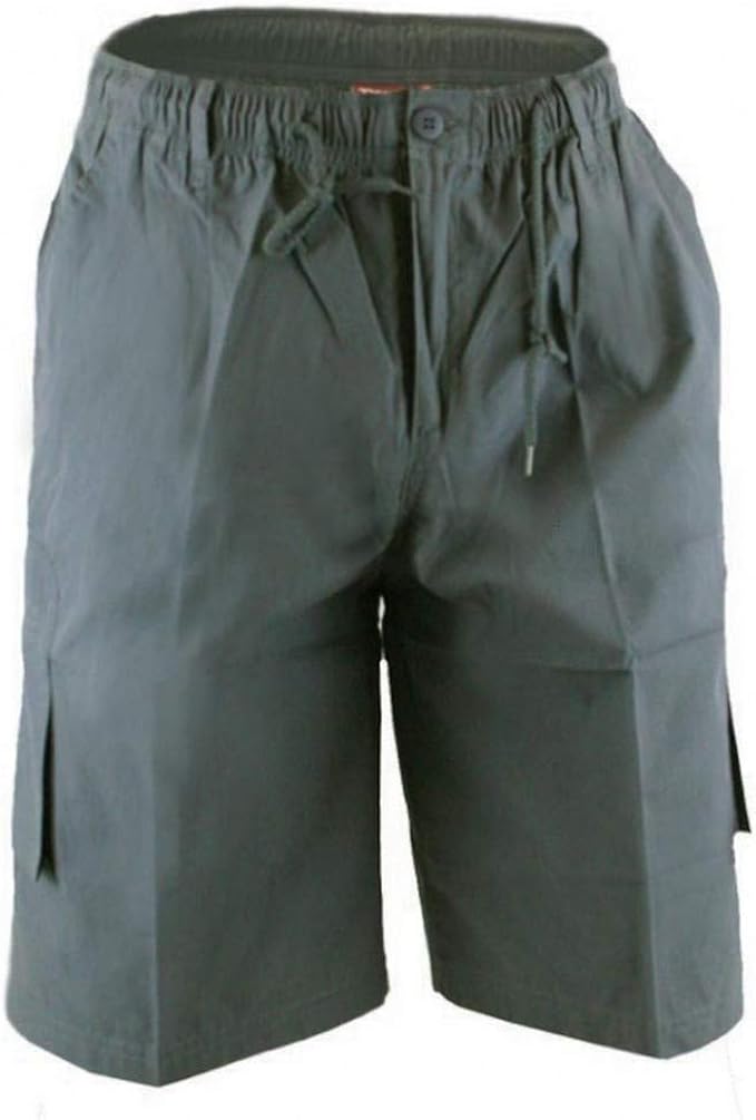 elasticated cargo shorts