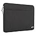 MOSISO Laptop Sleeve Bag Compatible with 13-13.3 inch MacBook Pro, MacBook Air, Notebook Computer, Spill Resistant Polyester Horizontal Protective Carrying Case Cover, Black