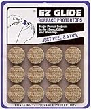 EZ Glide, 1" Circle Adhesive Protector, Sand Color