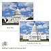 CubicFun 3D Puzzles for Adults Kids the U.S. Capitol Architectures Model Kits Building Toys, Gifts for Woman Men, 132 Pieces