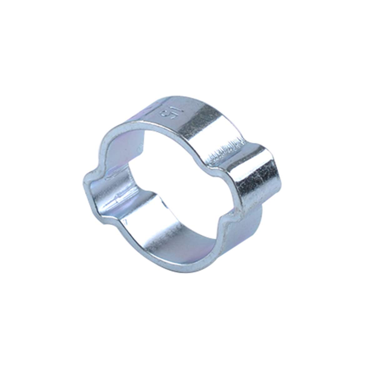 50 Fascette Stringitubo A Doppia Orecchia 9-11mm - Acciaio Zincato