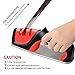 METALBAY Manual Knife Sharpener System, Professional Kitchen Chef Sharpening Kit, Small 3-in-1 Diamond Knife Sharpening Jip for Repairing, Restoring, Polishing (Safe and Portable)