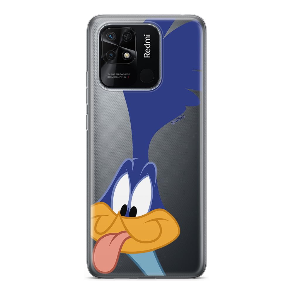 ERT GROUP mobile phone case for Xiaomi REDMI 10C original and officially Licensed Looney Tunes pattern Road Runner 002 optimally adapted to the shape of the mobile phone, partially transparent