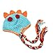 Wowstar MSFS Baby Crochet Knitted Photo Photography Props Handmade Baby Hat Diaper Outfit 3-6 Month (Dinosaur)