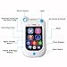 A-forest Baby Phone Toy Touch Swipe Screen Learning with 7 Pretend Apps and 3 Function Modes-Shock Resistant Baby Cell Phone Study Educational Telephone Toys for kids(White)