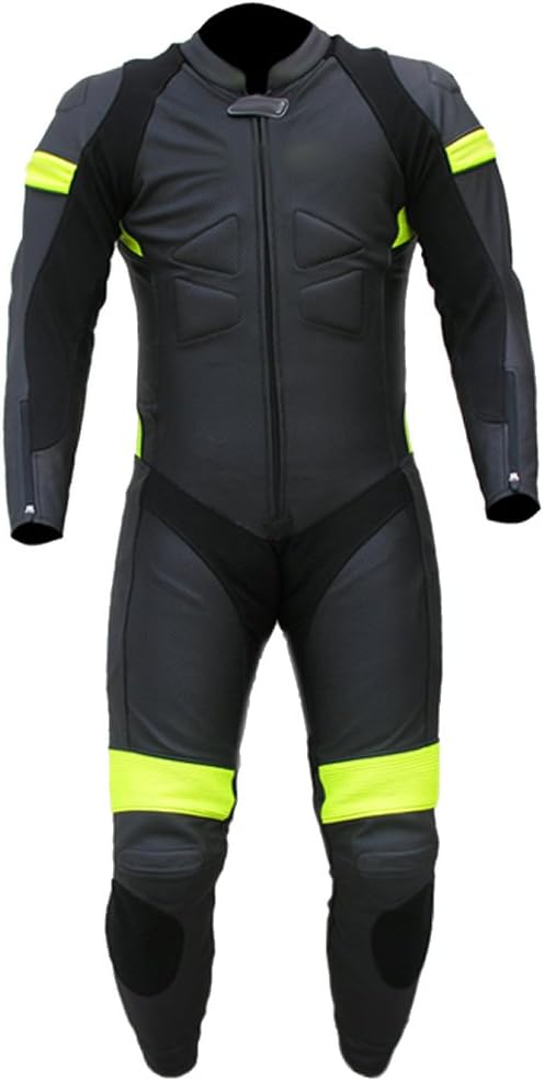 Sleekhides Men's Fashion Real Leather Motorbike Suit All Sizes