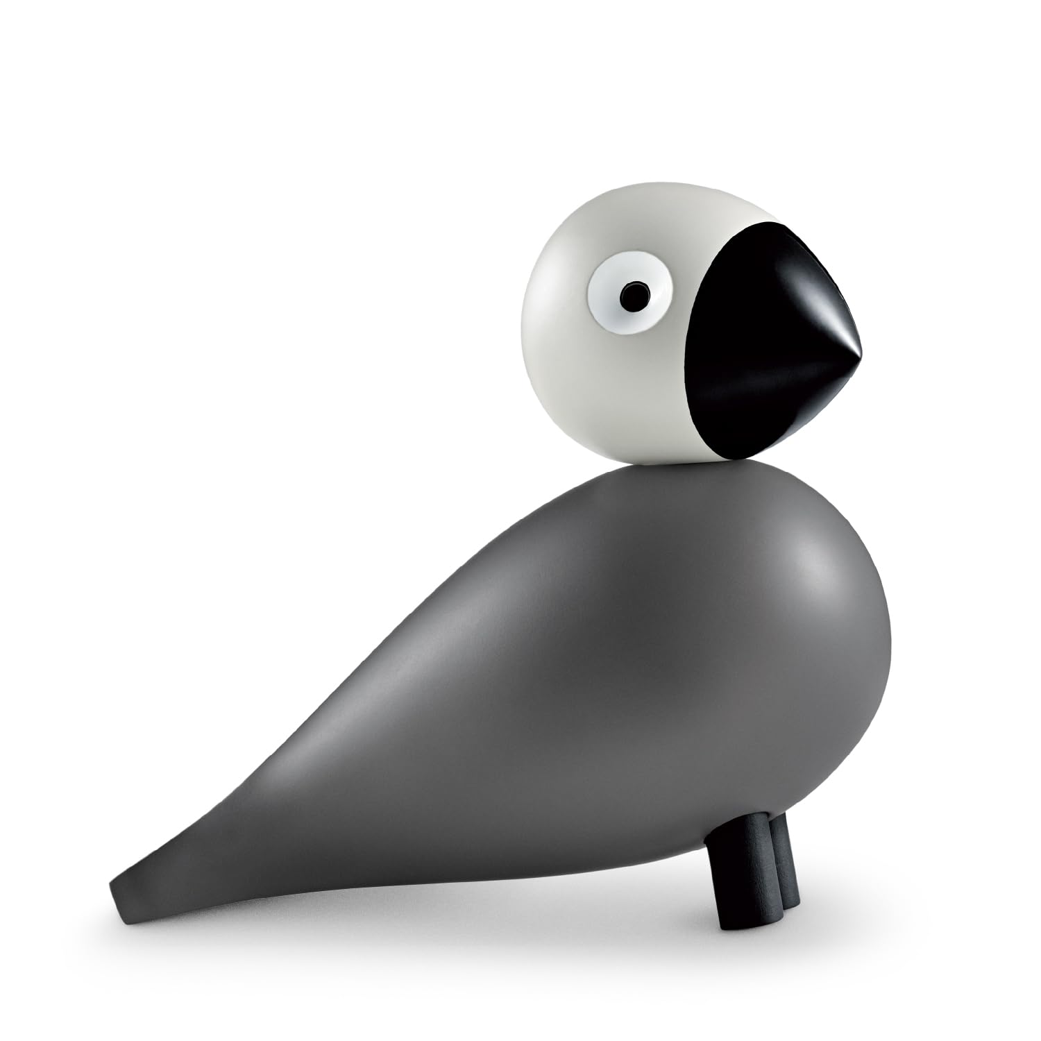 Kay Bojesen Ernst Songbird Figurines 15.5 cm Songbirds Christmas Decoration Grey