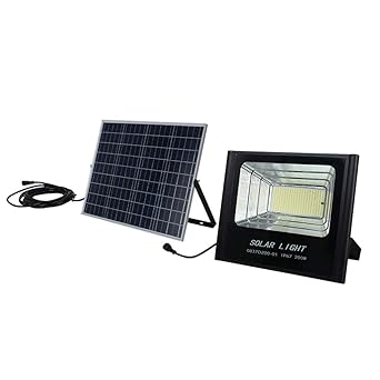 Solar Foco Proyector LED, Exterior Luces Solares de Seguridad con ...