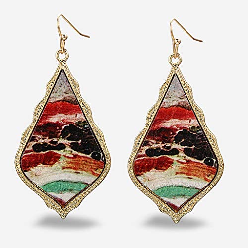 Bravetoshop Women Jewelry Bohemian Vintage Dangle Earrings Retro Rhinestone Earrings Boho Dangle Drop Earrings for Women Girls Gifts
