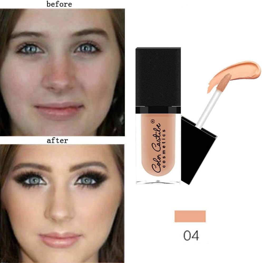 Under Eye Concealer, Makeup Liquid Concealer Foundation Moisturizing Waterproof Concealer BB Cream