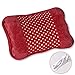 KXF Hot Water Bottle Electric Rechargeable Heating Pads Auto Shut Off Leak-Proof Portable Hand Warmer with Fleece Cover for Cramps Pain Relief