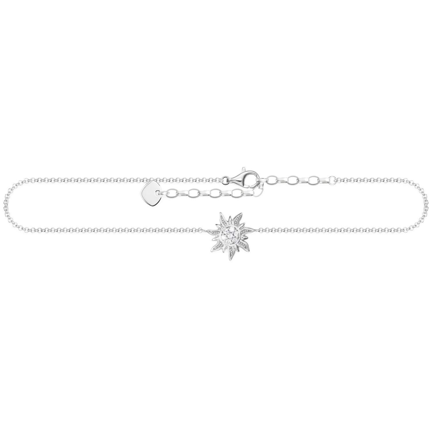 Thomas Sabo Women Anklet Sun 925 Sterling Silver AK0017-051-14-L27v โ image 1