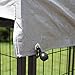 Sandinrayli Medium Outdoor Dog Kennel Cat Pet Shelter Waterproof Cover Shade Enclosure House Cage