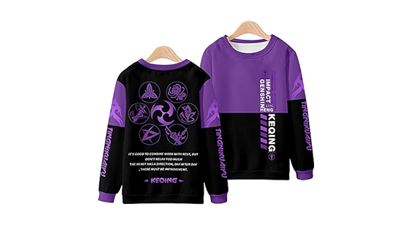 keqing moletom com capuz