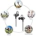 Bluetooth Headphones, Ansion Wireless Bluetooth 4.1 Sport Headset IPX5 Sweat-proof Stereo Magnetic Earbuds Noise Isolating In Ear Earphones, Secure Fit for Work Out,Running,Gym with Built-in Mic