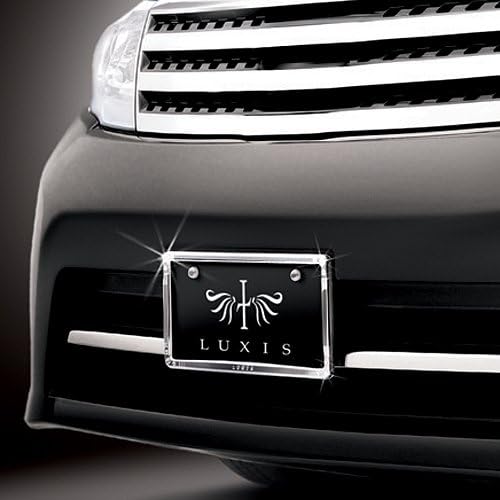 Amazon カーメイト 車用 ナンバーフレーム Luxis クリスタル クローム Ls362 ナンバーカバー ホルダー 車 バイク