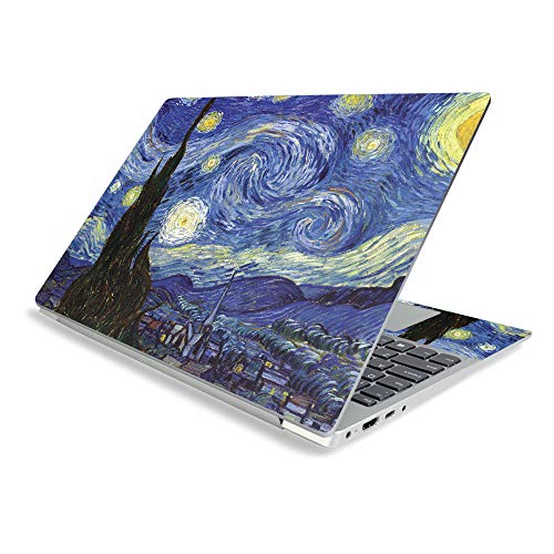 MightySkins Skin for Lenovo Ideapad S340 15" (2019) - Starry Night | Protective…