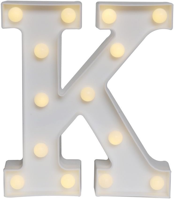 Light Up Letters,LED Marquee Letter Lights Alphabet Light Up Sign for Wedding Home Party Bar Decoration