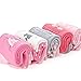 SUNBVE Little Girls 5 Pack Ballet Princess Fashion Cotton Crew Socks