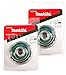 Makita 2 Pack - 3 Inch Knotted Wire Cup Brush For Grinders - Heavy-Duty Conditioning For Metal - 3