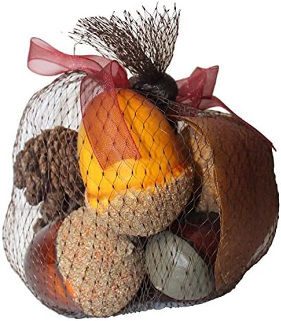 DECORATIVE PINE CONES AND ACORNS FALL MIX