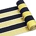 Coceca 12 Rolls Crepe Paper Streamers Gold and Black for Various Birthday Party Wedding Festival Party Decorations