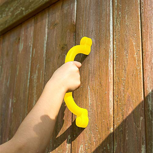 4 Pack - 37 Inch Playground Ladder Handles | Metal Monkey Bars For Treehouse & Playhouse Safety