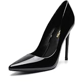 HAOZHAOTOU Unisex High Heels for Men and Women 4.7 Inch Stiletto Heels | Pointed Toe Pumps Sexy Dress Party Shoes