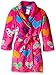 Komar Kids Girls' Heart Velvet Fleece Robe