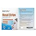 MQ 100ct Nasal Strips to Reduce Snoring, Drug-Free Nose Strips, Works to Open Nasal Passages, Relieve Nasal Congestion, Large(66mm*19mm)