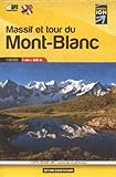 Image de carte en poche ; massif et tour du Mont-Blanc
