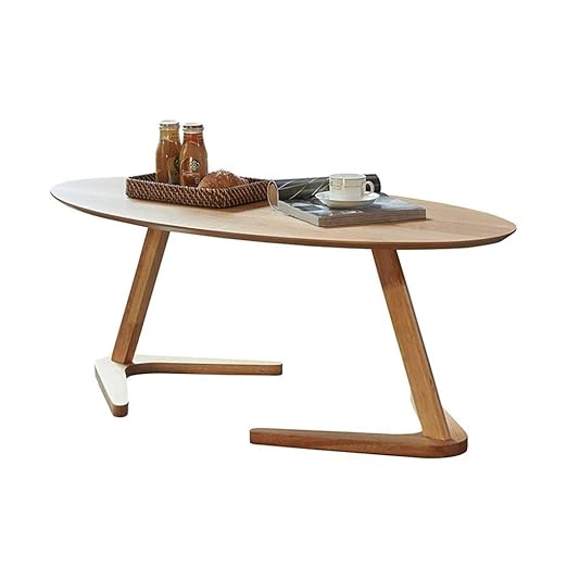 Qrfdian Nordic Tavolo In Legno Massello Piccolo Caffè All